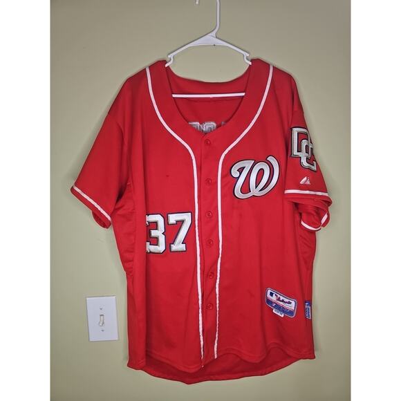 Stephen Strasburg Washington Nationals Authentic Cool Base MLB Jersey • Size 50 - Picture 1 of 14